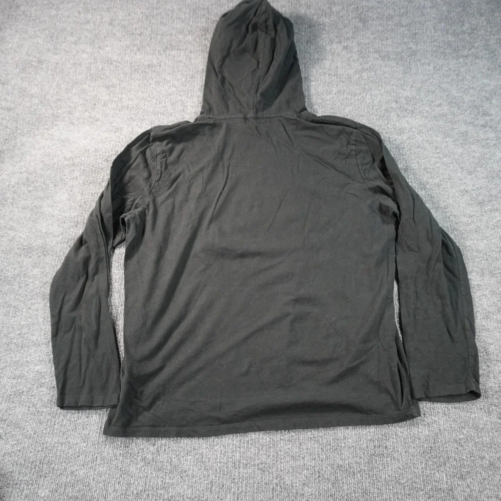 Polo Ralph Lauren Hoodie Mens XL Black Polo Bear Graphic Long Sleeve T-Shirt